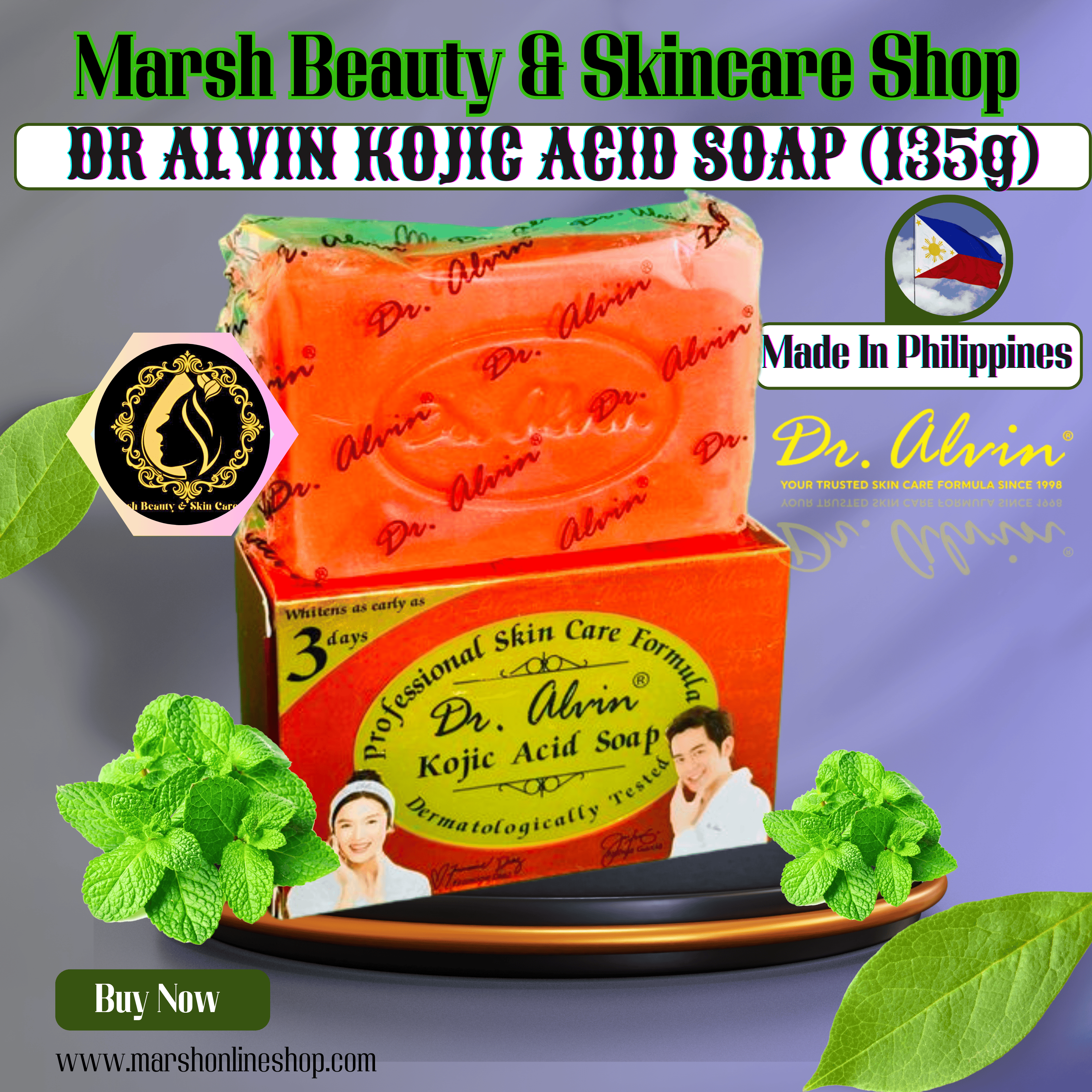 🔰👉Dr. Alvin Kojic Acid Soap (135g)_img_1