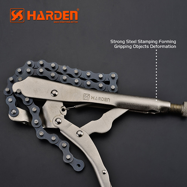 HARDEN 560633 18" Grip Pliers ( Chain Lock Type ), Locking Chain Clamp Pliers, Steel Industrial Chain Clamp, Locking Pliers; Model: 560633_img_3