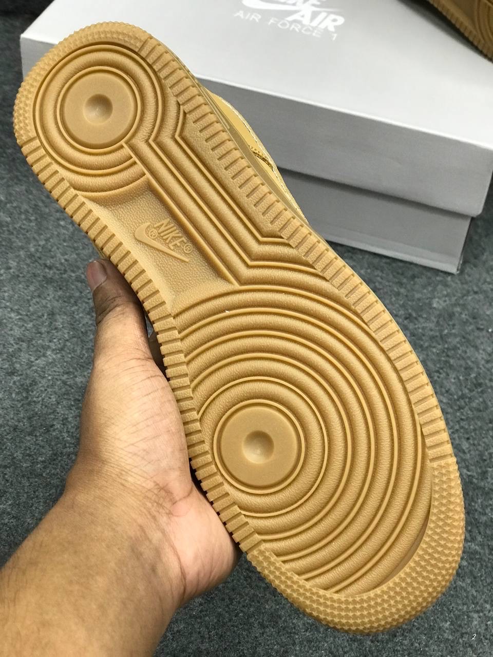 Nike Air Force 1 '07 WB: "Flax/Gum Light Brown" (1:1) thumbnail 4