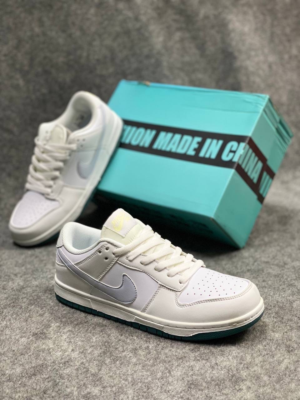 Nike Dunk Low GS 'White Grey Teal' (1:1)