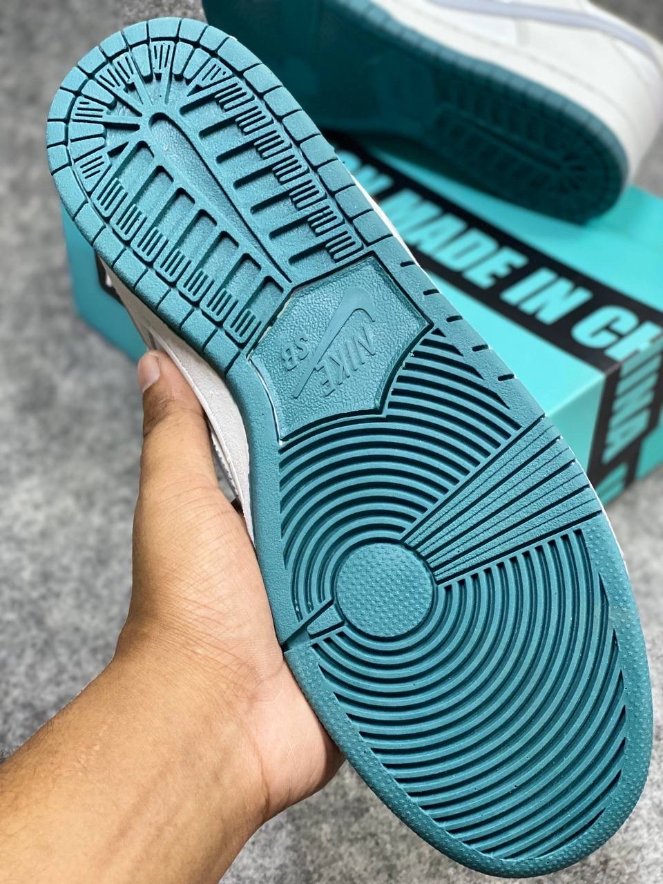 Nike Dunk Low GS 'White Grey Teal' (1:1) thumbnail 5
