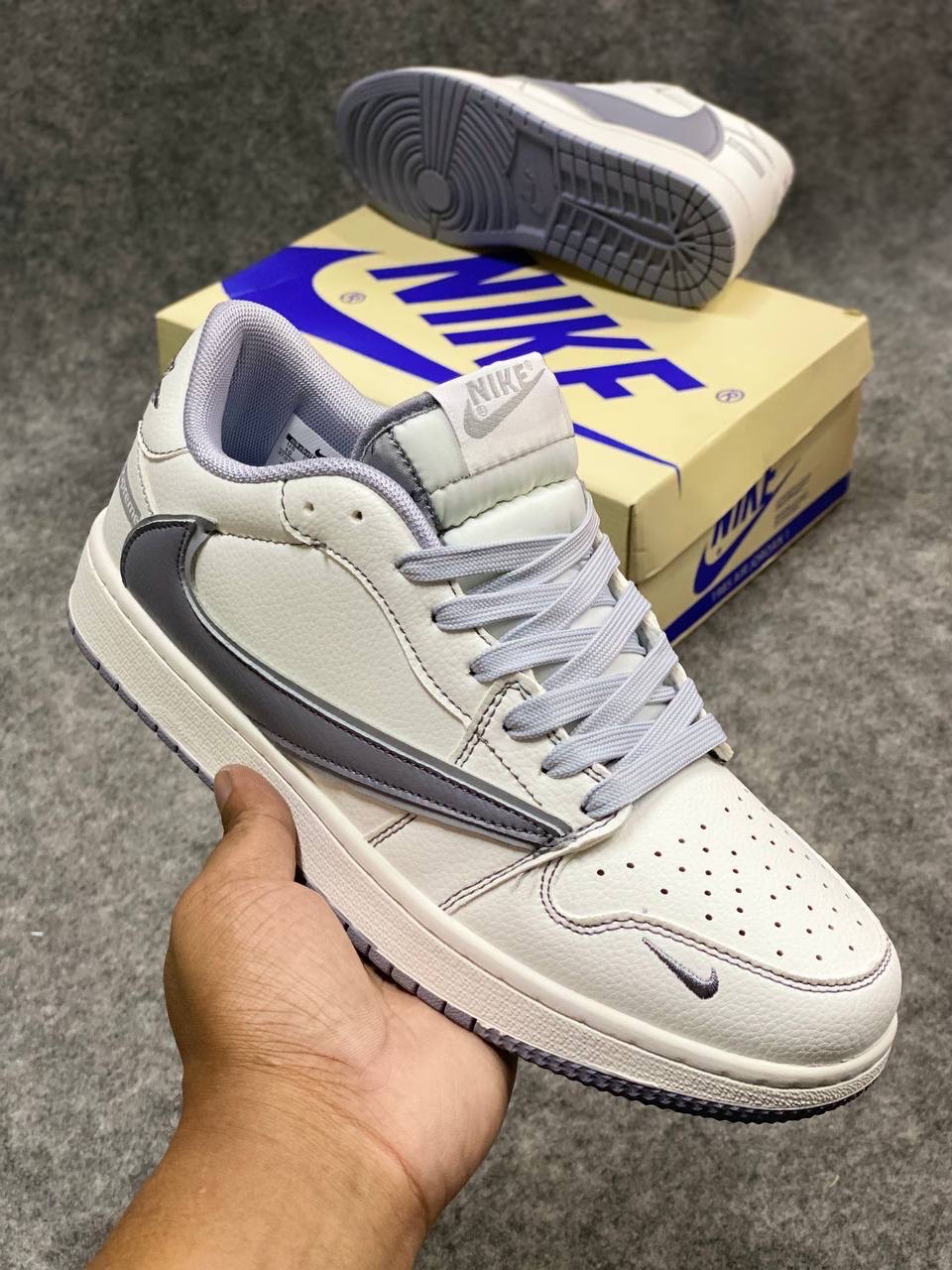 Nike X Travis Scott x Stussy "White & Grey Trav Logo" (1:1) thumbnail 2