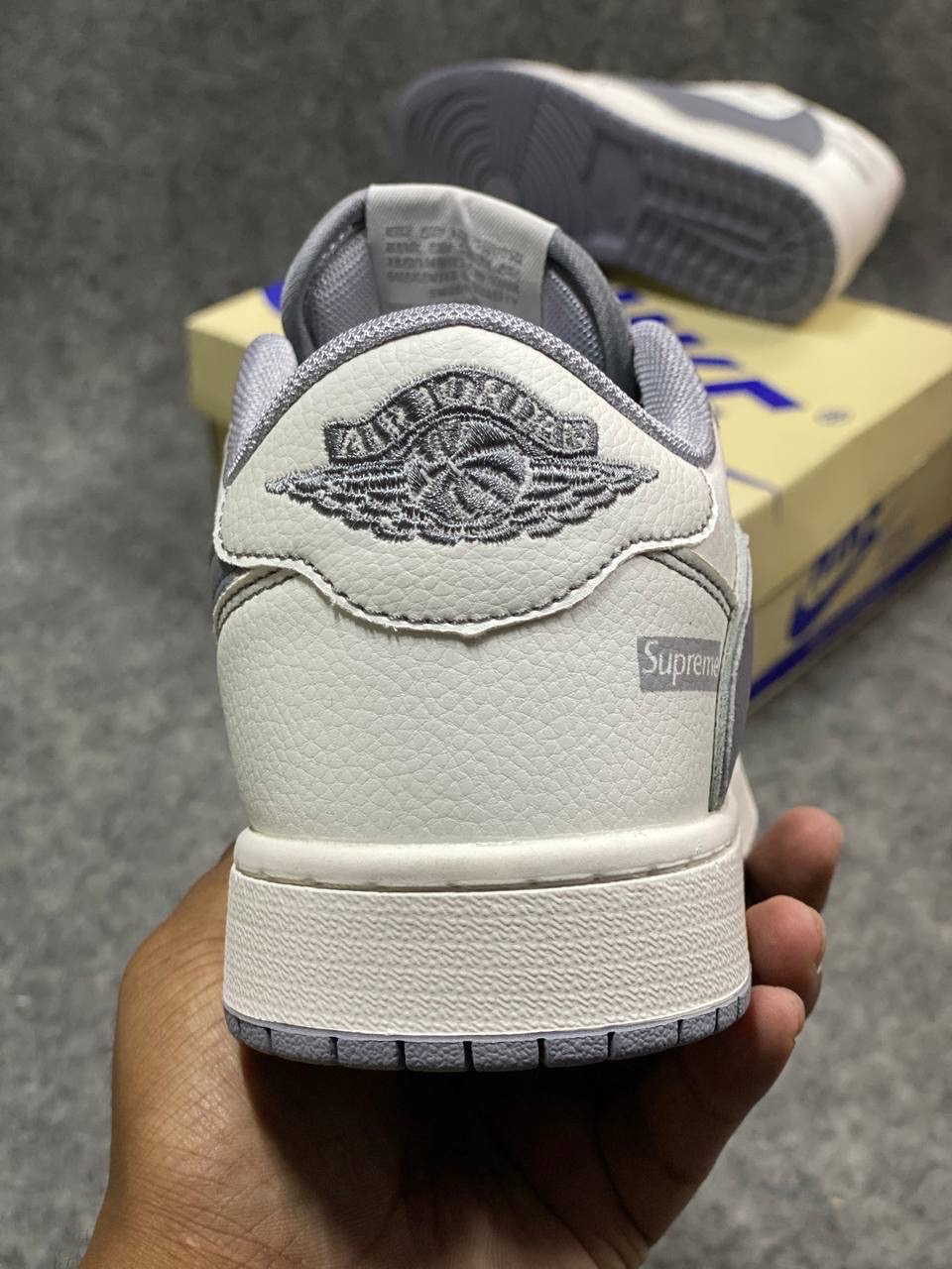 Nike X Travis Scott x Stussy "White & Grey Trav Logo" (1:1) thumbnail 4
