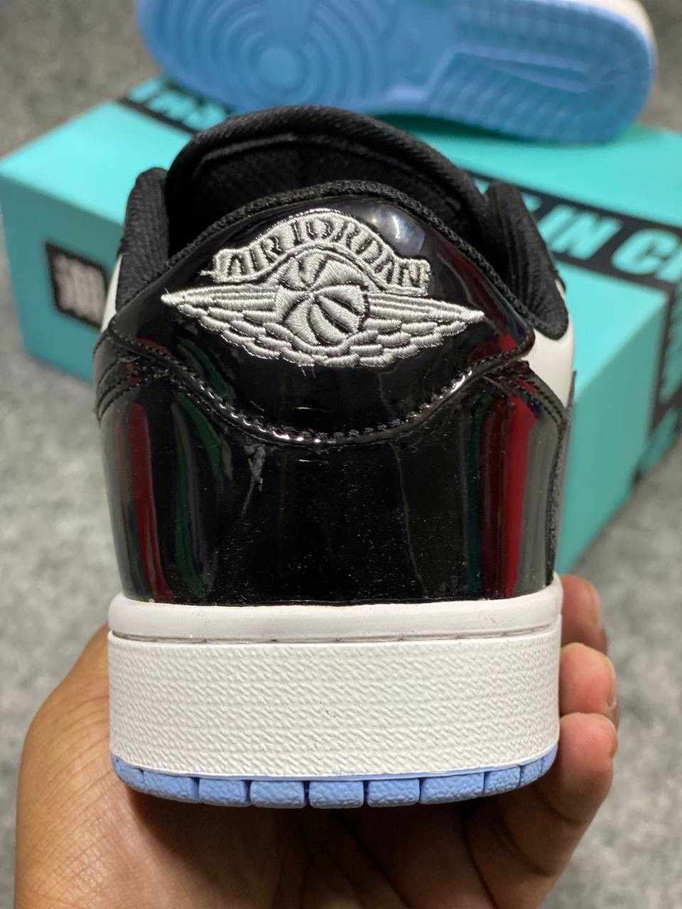 Nike X Travis Scott- Air Jordan 1 Low: "Fragment Design" (1:1) thumbnail 4