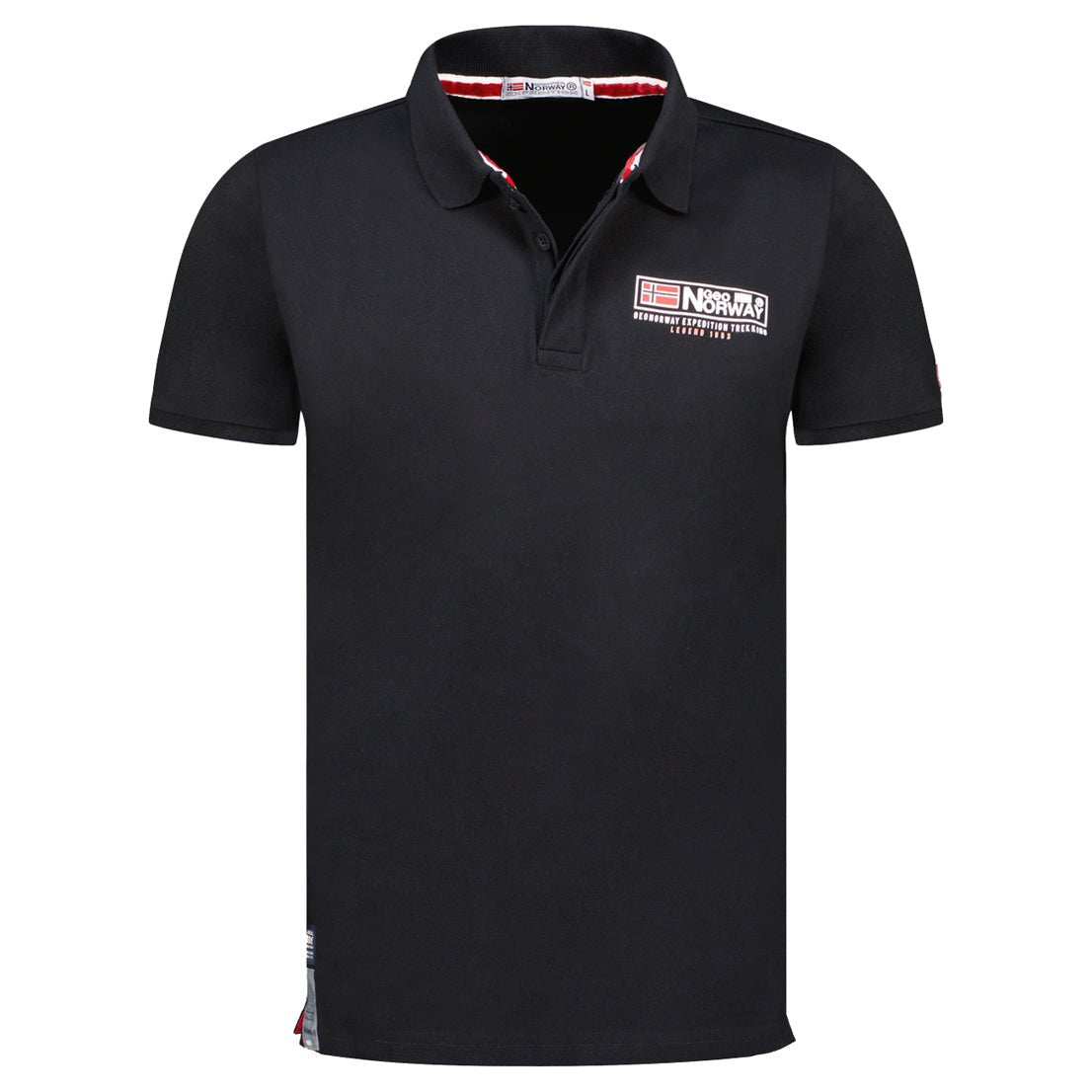 Men - Polo Short Sleeve 100% Cotton BLACK