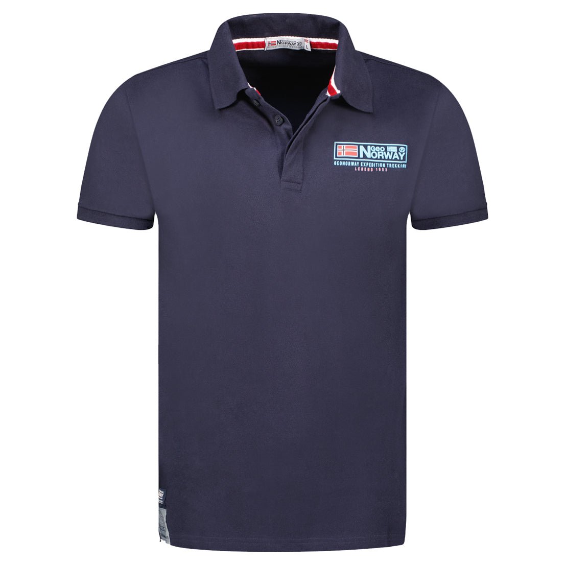 Man - Polo Short Sleeve 100% Cotton MARINE