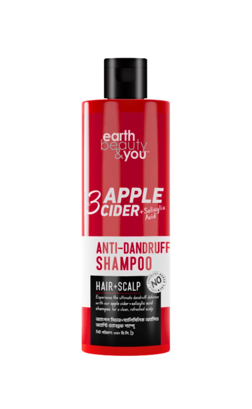 Earth Beauty & You No. 3 Apple Cider + Salicylic Acid Anti-dandruff Shampoo 350ml - Image 1