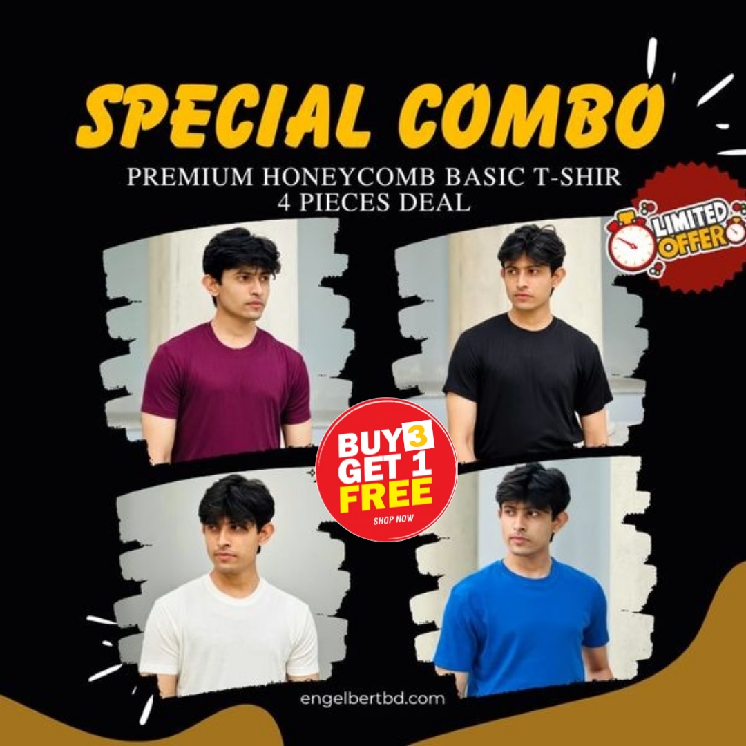BUY 3 GET 1 FREE  Ribbed Crew Tee Soft, Stylish & Affordable Everyday Wear_img_0