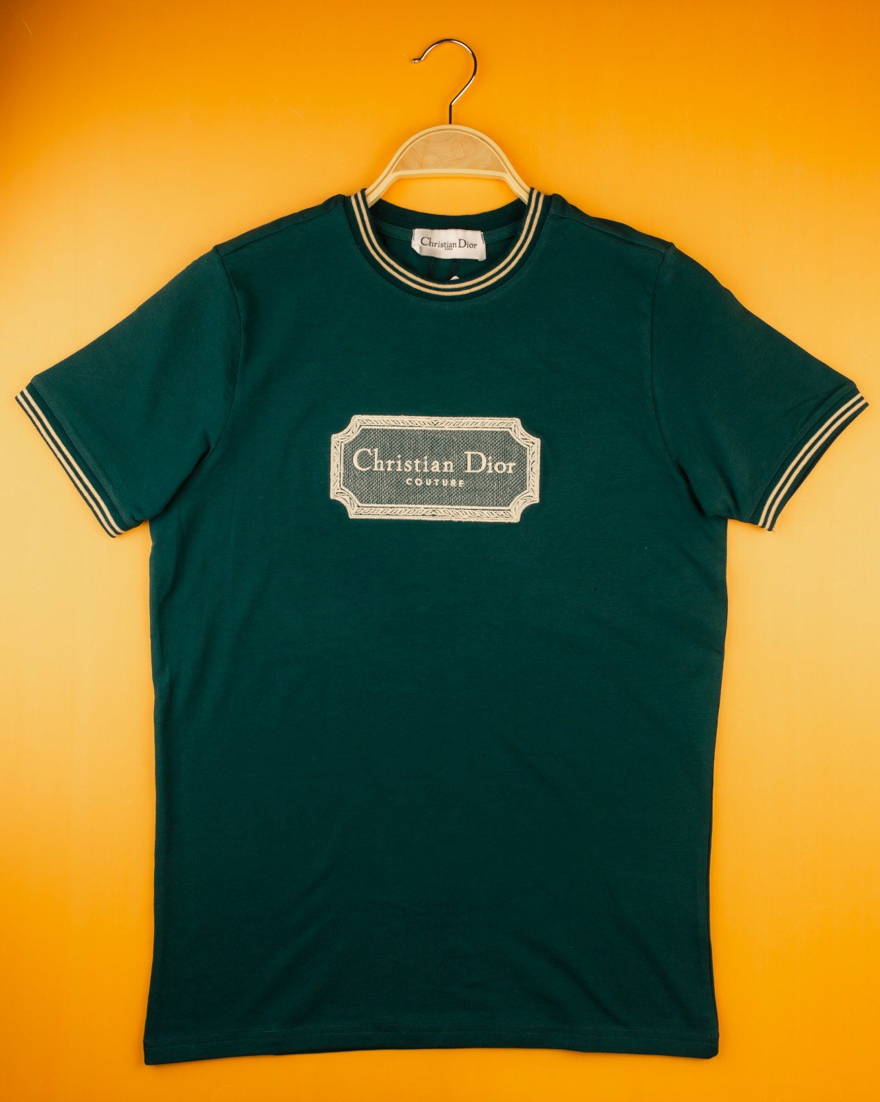 CD TS1 Premium Soft Cotton Spandex T-shirt Bottle Green