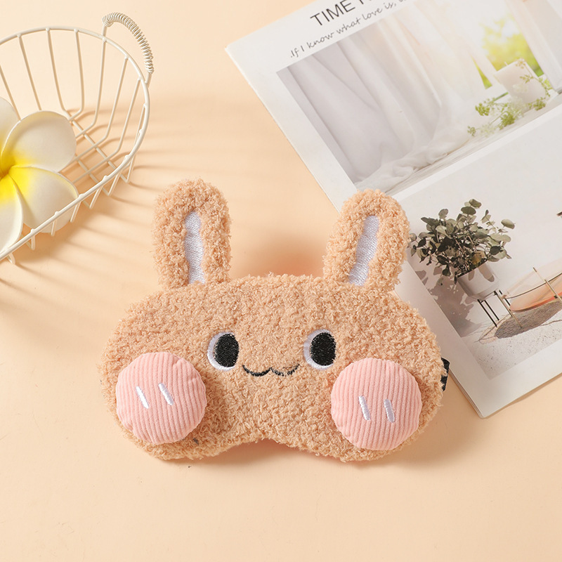 Cute Cat Design Luxury Eye Mask for Sleeping Cute Cartoon design Sleeping Mask Travel Rest Eye Shade Band Eye Patch Blindfold Sleep Aid Eyepatch(with gel pad)_img_6