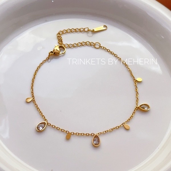Water drop tassel bracelet_img_2