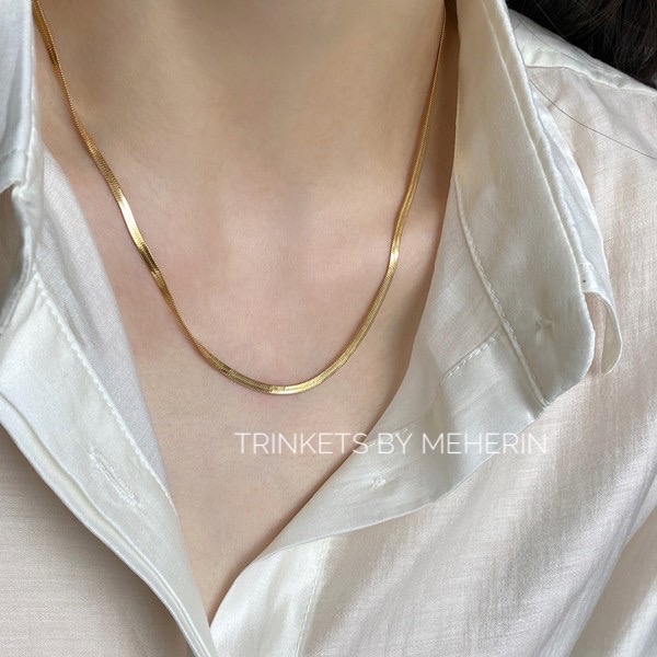 Snakebone chain thick 18k_img_0