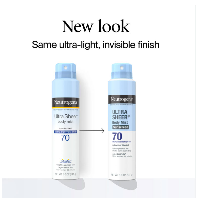 Neutrogena Ultra Sheer Lightweight Sunscreen Spray SPF 70 (141gm)_img_1