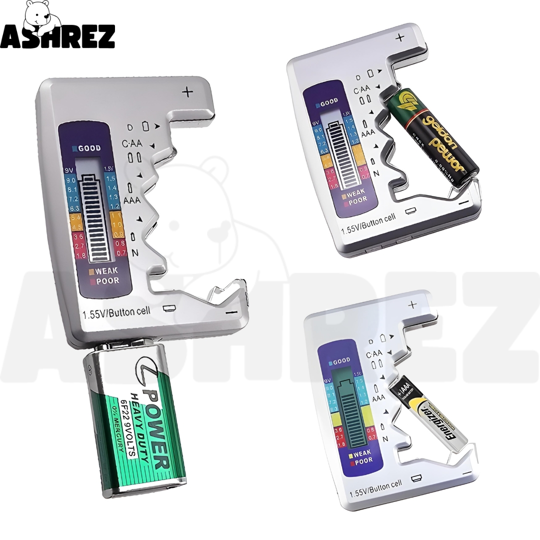 LCD Digital Battery Tester - AA/AAA/9V/1.5V Button Cell Capacity Checker_img_3