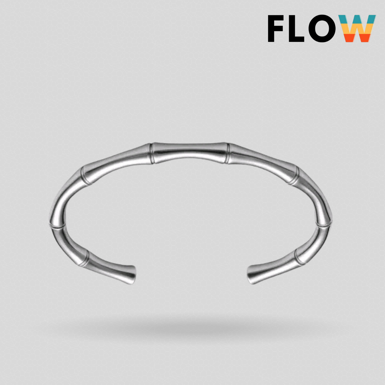 Bamboo Twisted Bracelet (Silver)