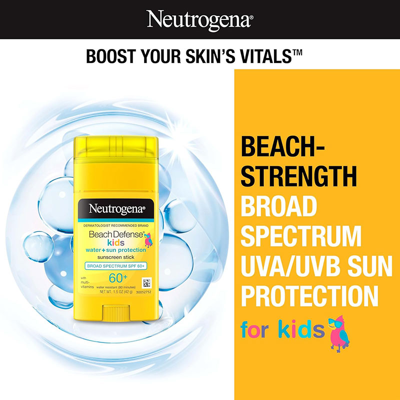 Neutrogena Beach Defense Kids Sunscreen Stick With Broad Spectrum Spf 60+ (42GM)_img_1