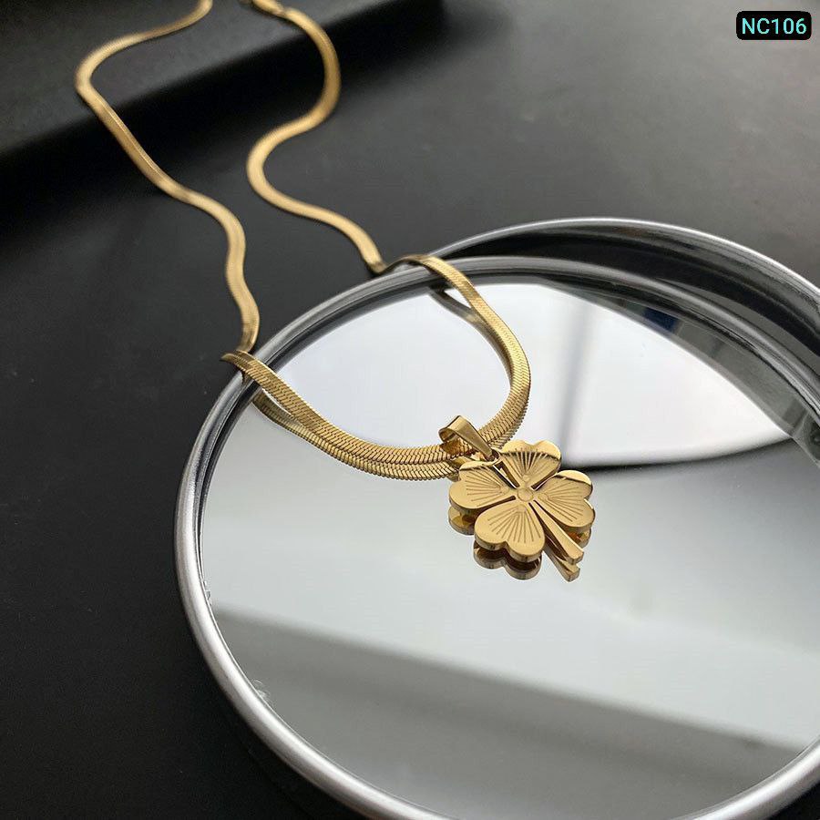 4 Love Thick Chain Necklace NC106(Materials: Stainless steel Color guarantee)🌸_img_1