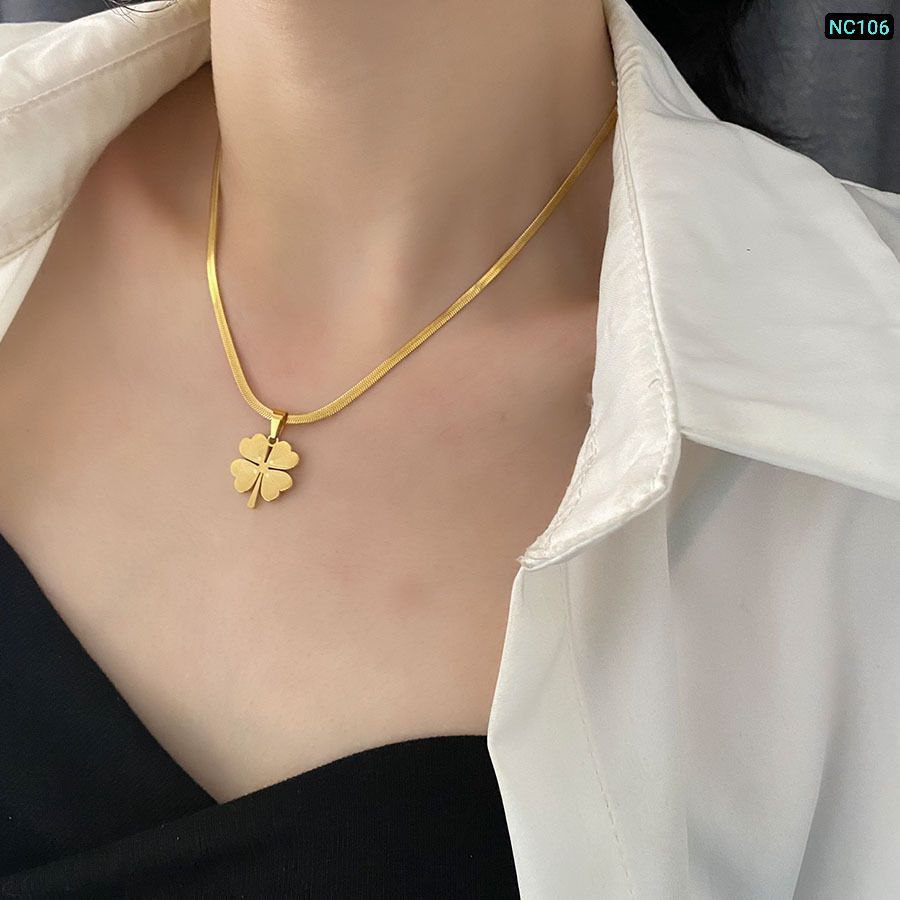 4 Love Thick Chain Necklace NC106(Materials: Stainless steel Color guarantee)🌸_img_2