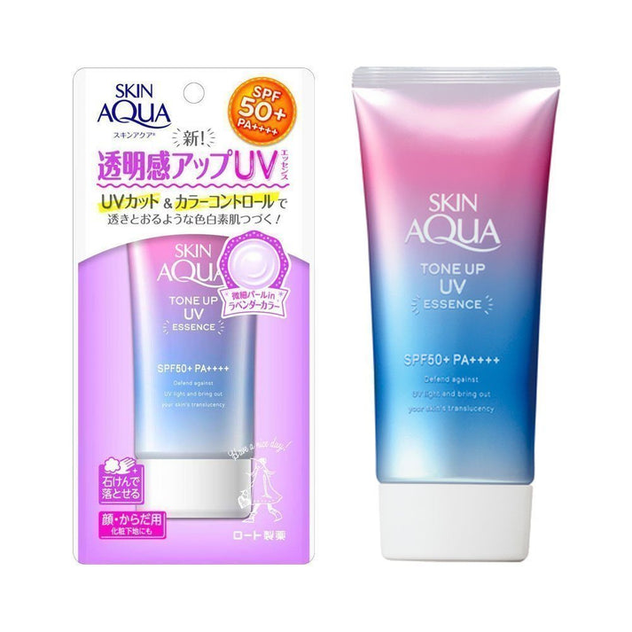 Skin Aqua - Tone Up UV Essence Sunscreen SPF50+ PA++++ 80g Lavender_img_0