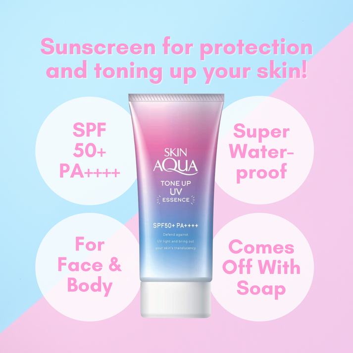 Skin Aqua - Tone Up UV Essence Sunscreen SPF50+ PA++++ 80g Lavender_img_1