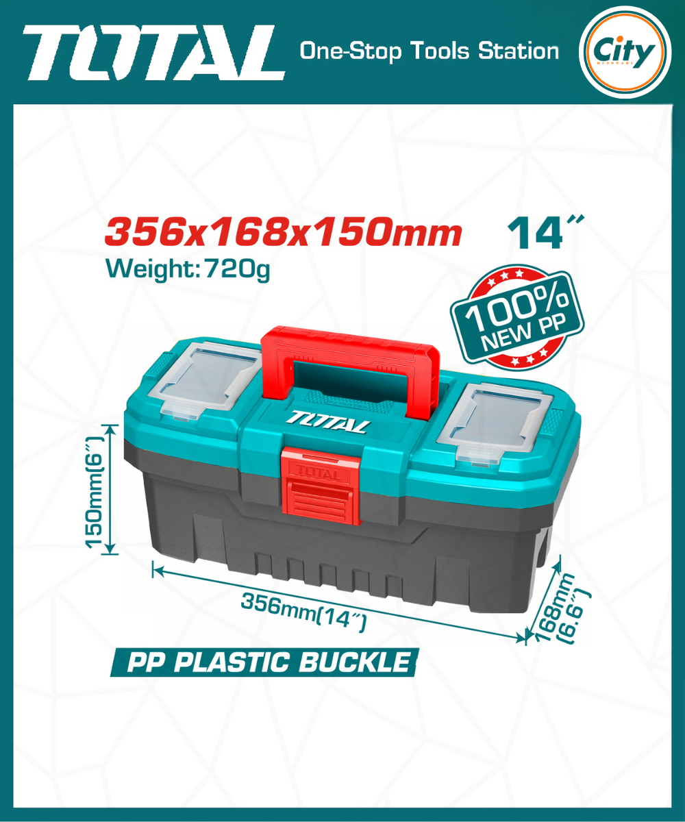১৪ ইঞ্চি প্লাষ্টিক টুল বক্স TOTAL TPBX0141_img_0