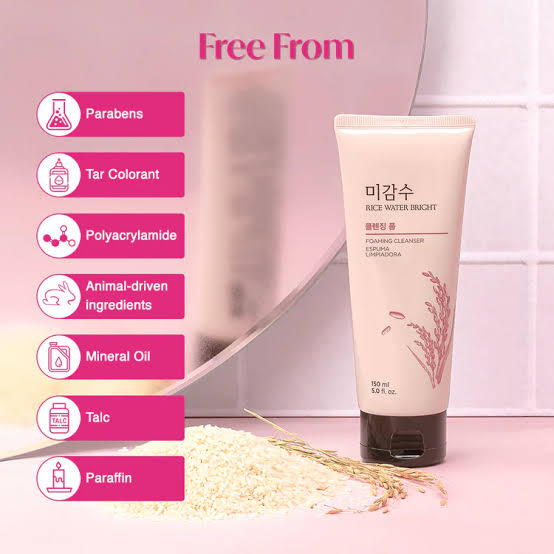 The Face Shop Rice Water Bright Foaming Cleanser (150 Ml)_img_2