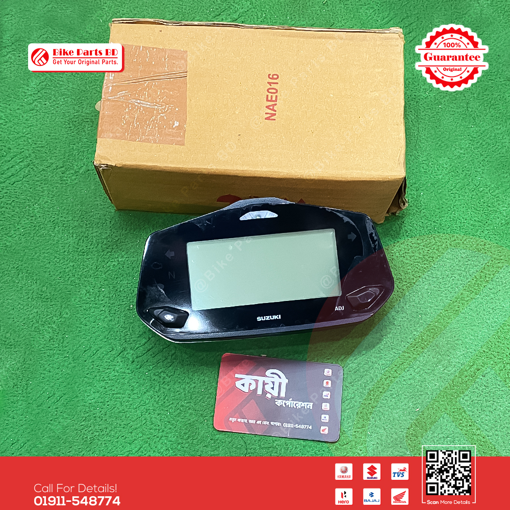 Speedometer Assy for Gixxer New Model (Non ABS-Carburetor) bike. thumbnail 2