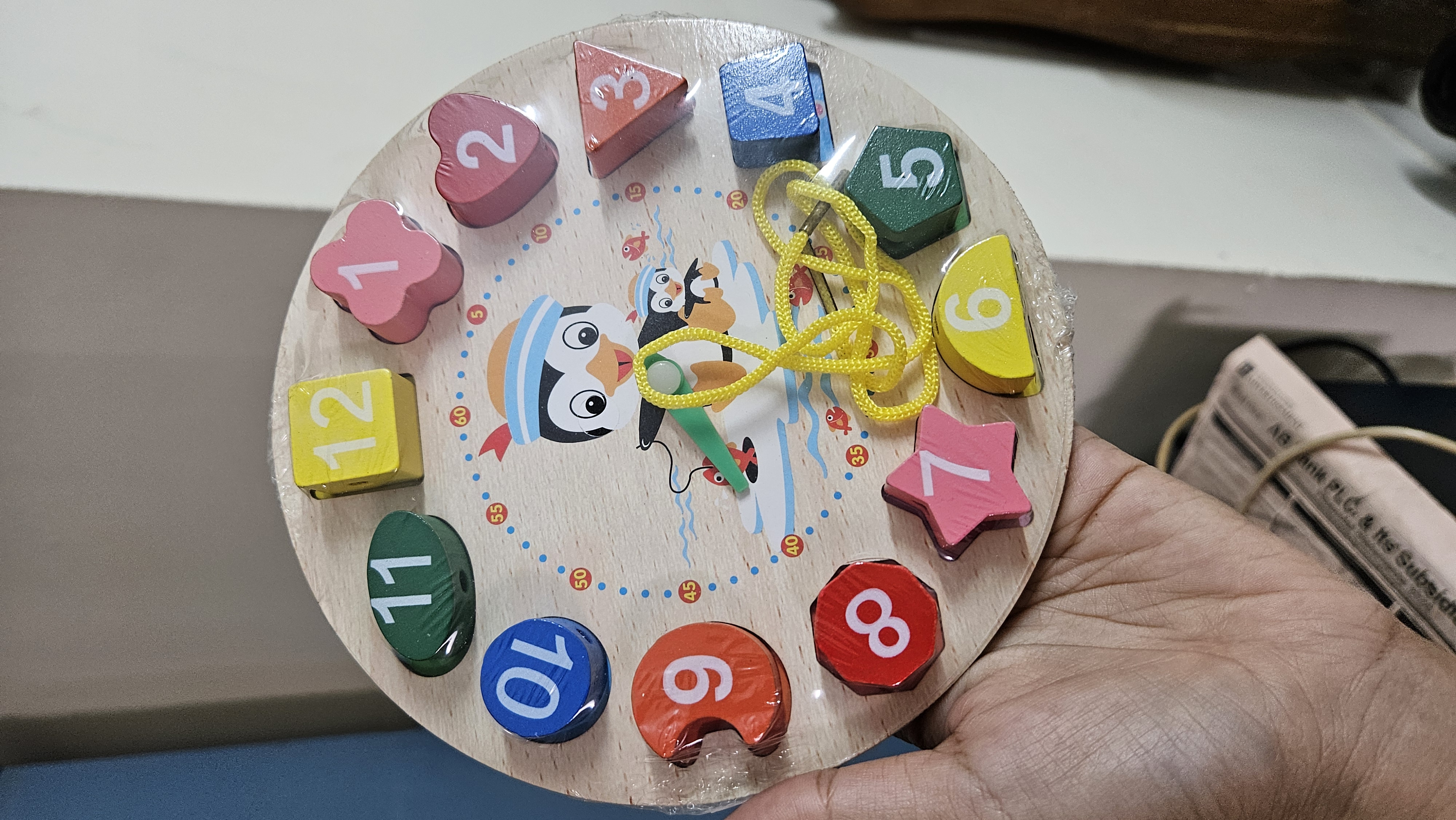 Wooden clock