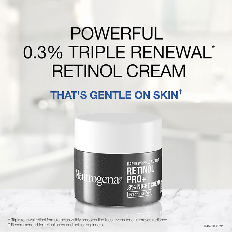 Neutrogena Rapid Wrinkle Repair Retinol Pro+ .3% Night Cream – 48gm_img_1