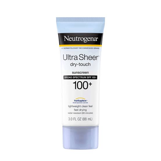 Neutrogena Ultra Sheer Dry Touch Sunscreen SPF 100+ (88ml)