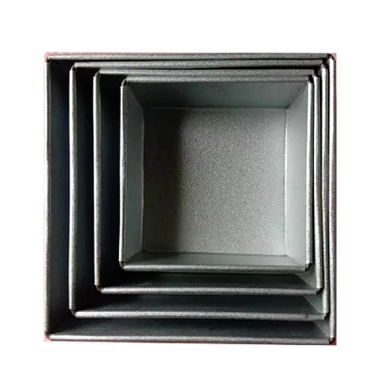 4 Pcs Square Shape Cake Mould