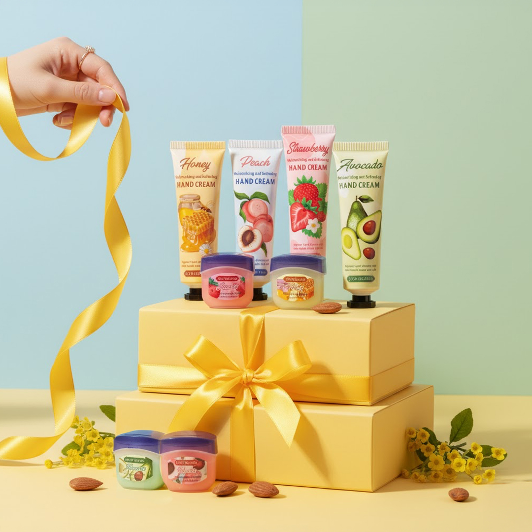 Queen Highness 8-Piece Hand Cream & Lip Balm Gift Set – Free Home Delivery_img_1