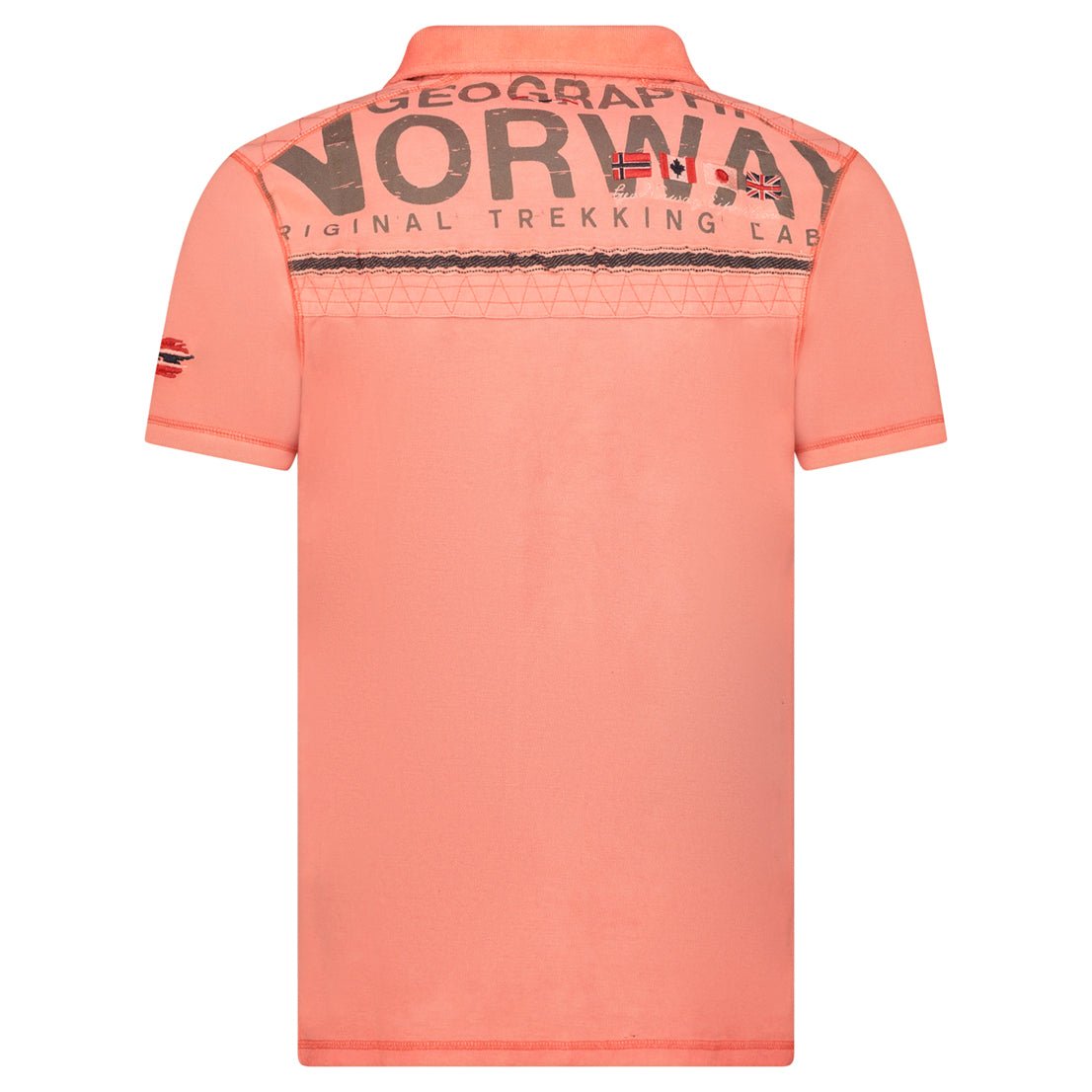 Men - Polo Short Sleeve 100% Cotton Coral_img_1