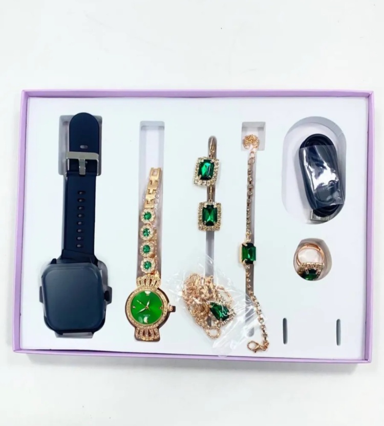 A56 Plus Smartwatch Combo Set 💝_img_2