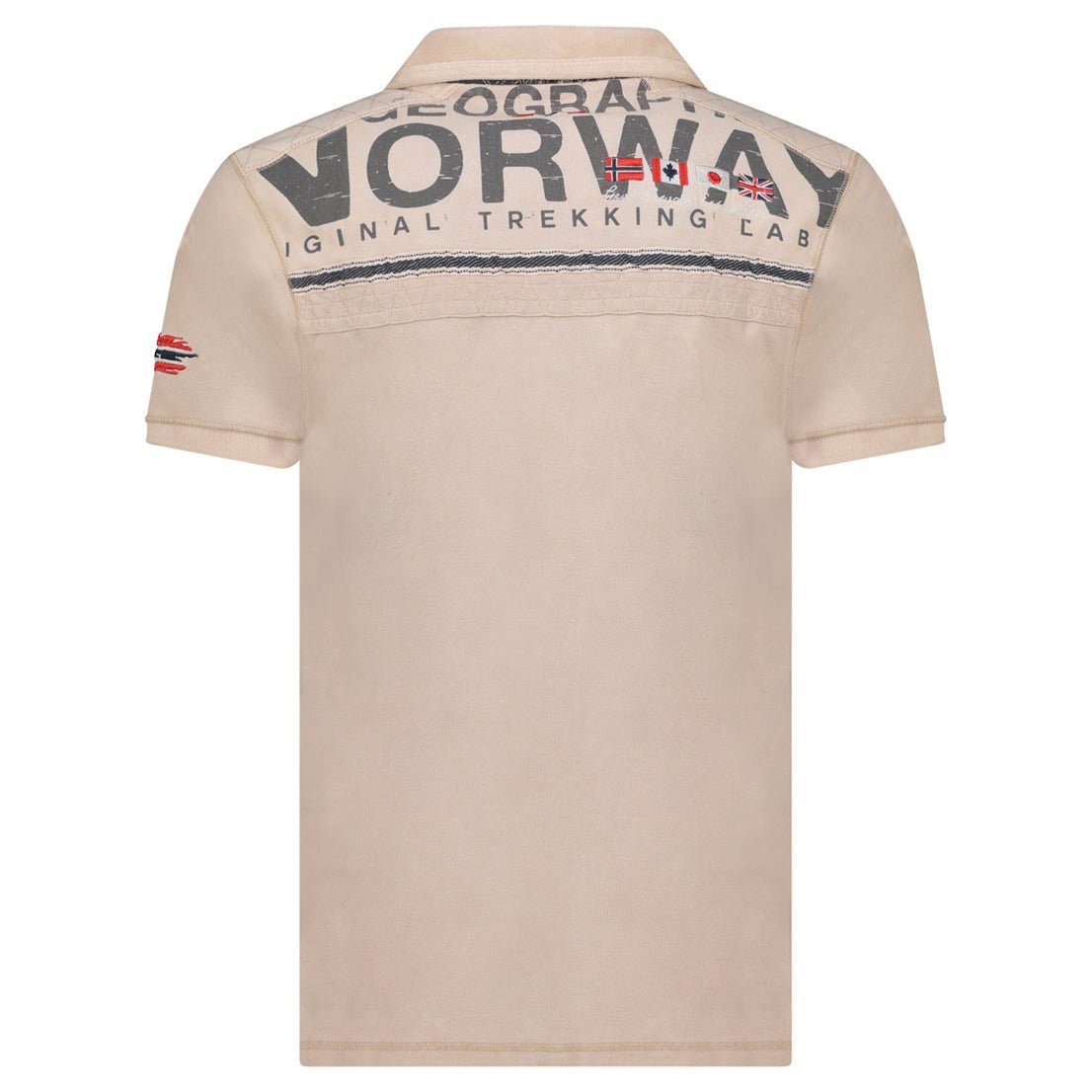Men - Polo Short Sleeve 100% Cotton Beige_img_1