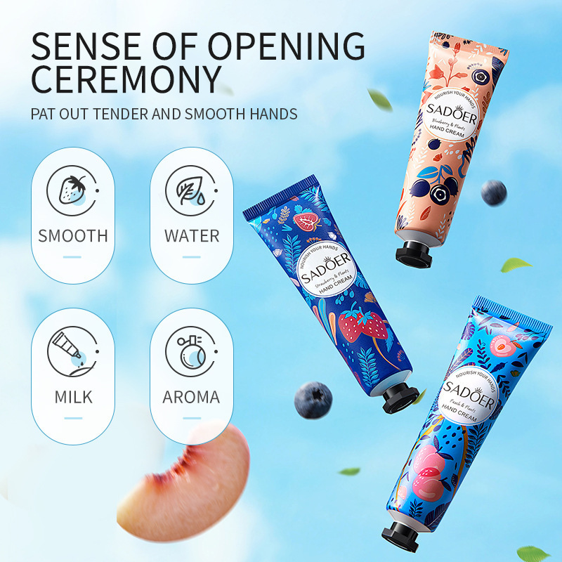 Sadoer Hand Cream - Plant Extract Hydrating Moisturizing Hand Cream 30g_img_5