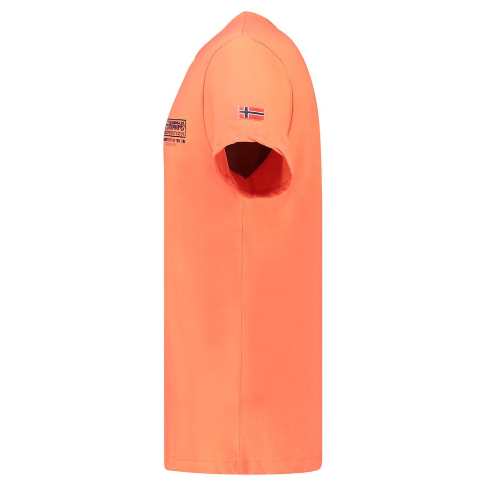 T-Shirt Men Short Sleeve with Coral Flag_img_3