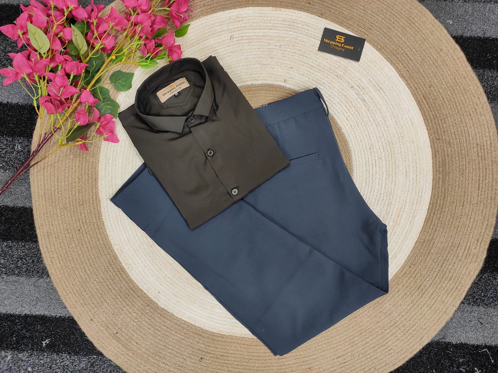 Forma Nevy pant with dark brown shirt