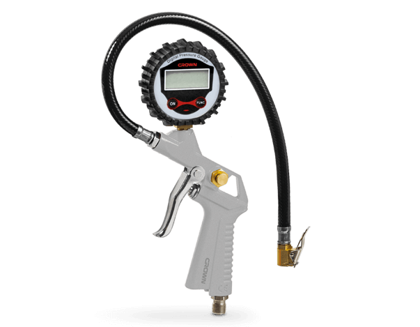CROWN CT38149 Professional Tire Inflator, Working pressure: 2-4 Bar, Gauge pressure: 0-200psi, ; Model: CT38149
