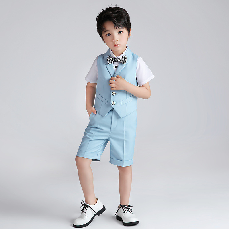 Kids Boys Summer Formal Party Dress 4pcs Set (1 to 5 Years)_img_2