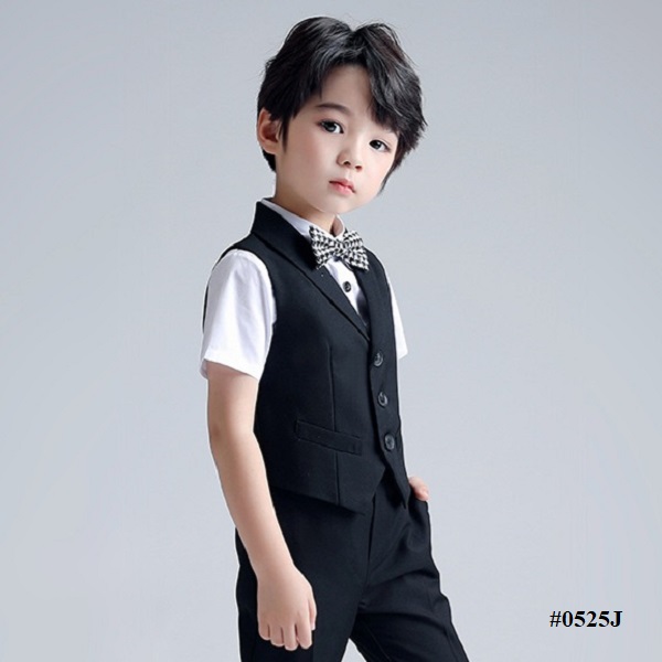 Kids Boys Summer Formal Party Dress 4pcs Set (1 to 5 Years)_img_6