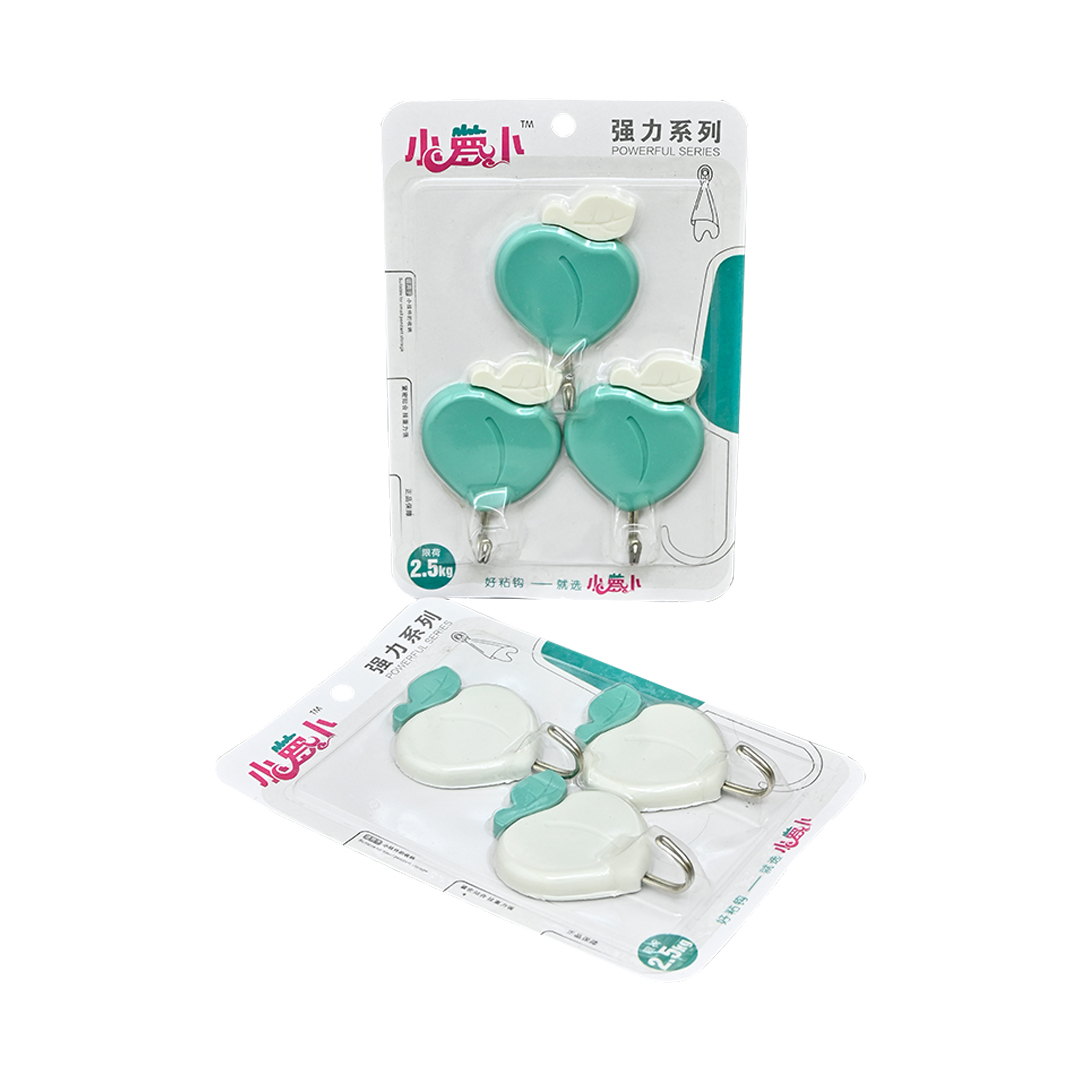 Self-Adhesive Wall Hooks_3pcs WH-2463