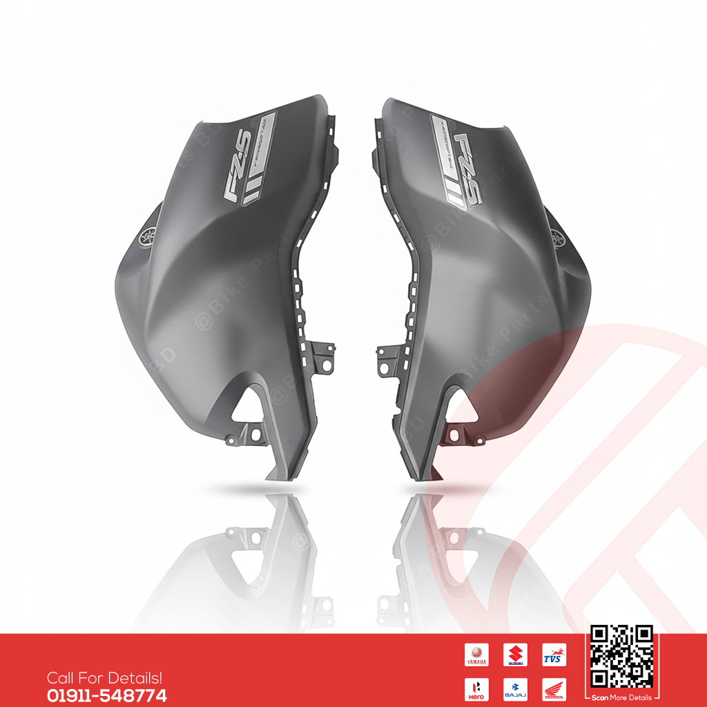 Tanky box (3D-Mat Black) for Yamaha FZS V3 bike.