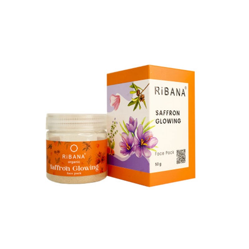 Ribana Saffron Glowing Face Pack