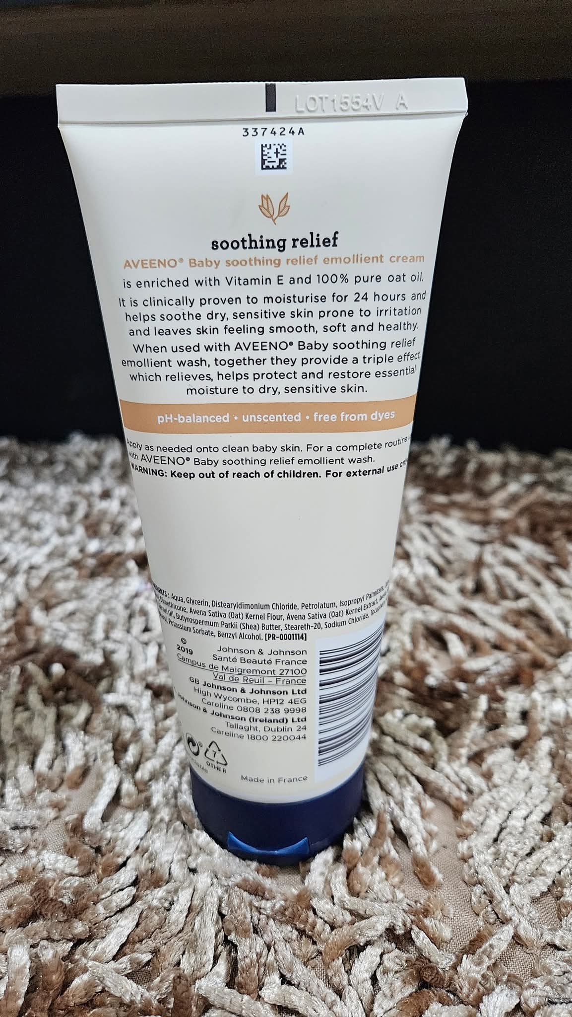 Aveeno Soothing relief cream -200ml_img_1
