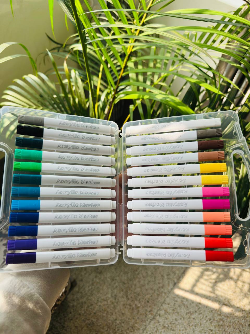 24 Acrylic Brush Pen + One Book (Combo)_img_1