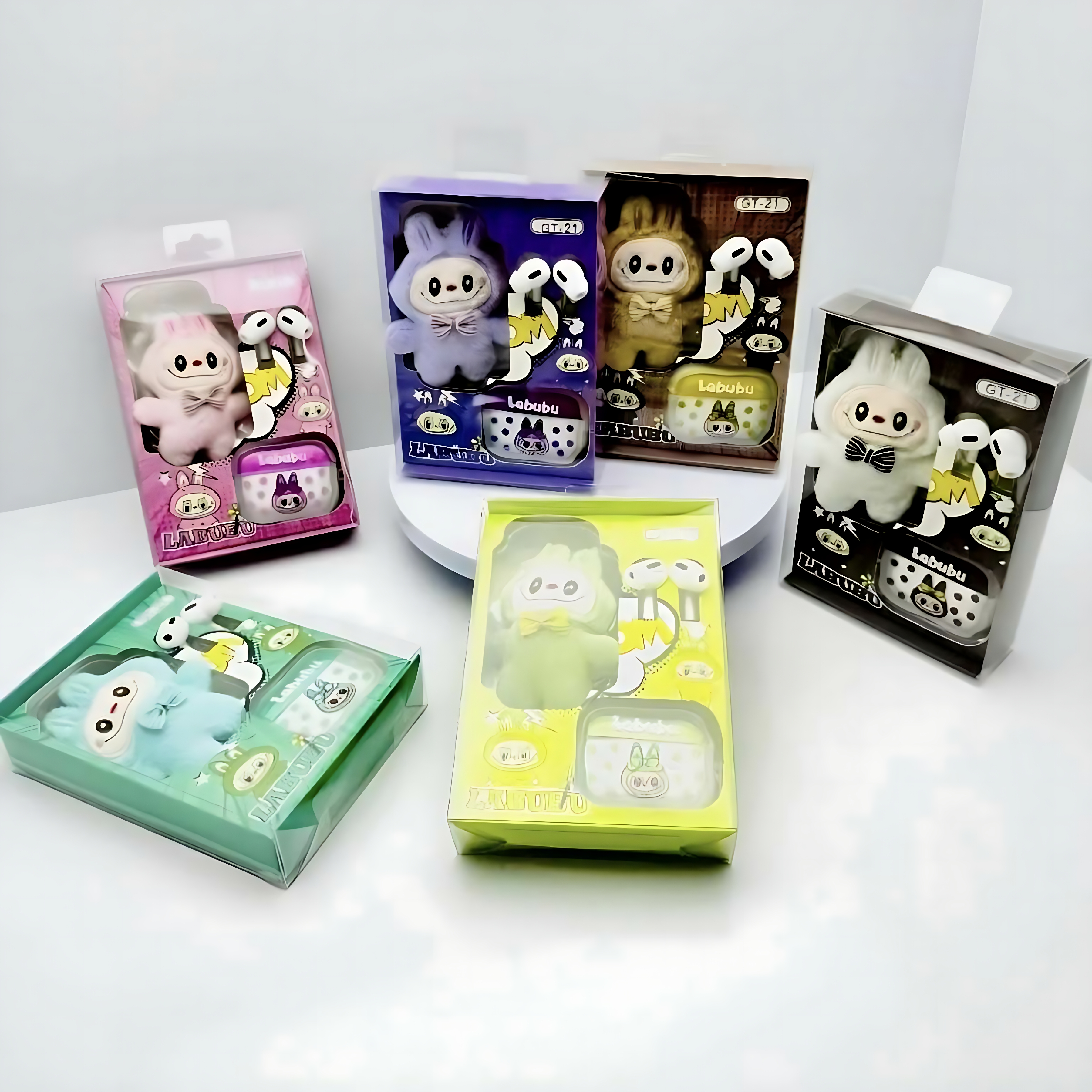 LABUBU GT-21 Cute Wireless Earbuds Gift Set for Kids_img_2
