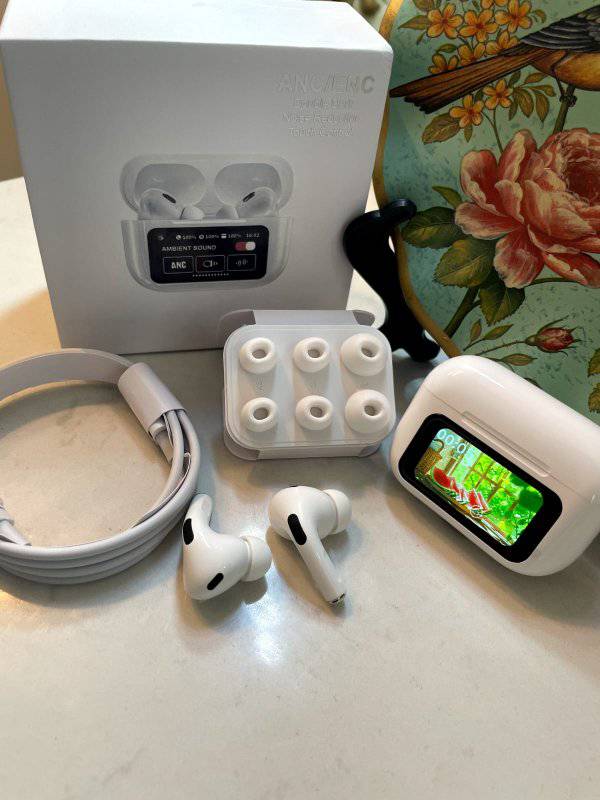 A9 Pro ANC+ENC Touch Screen Display Earbuds