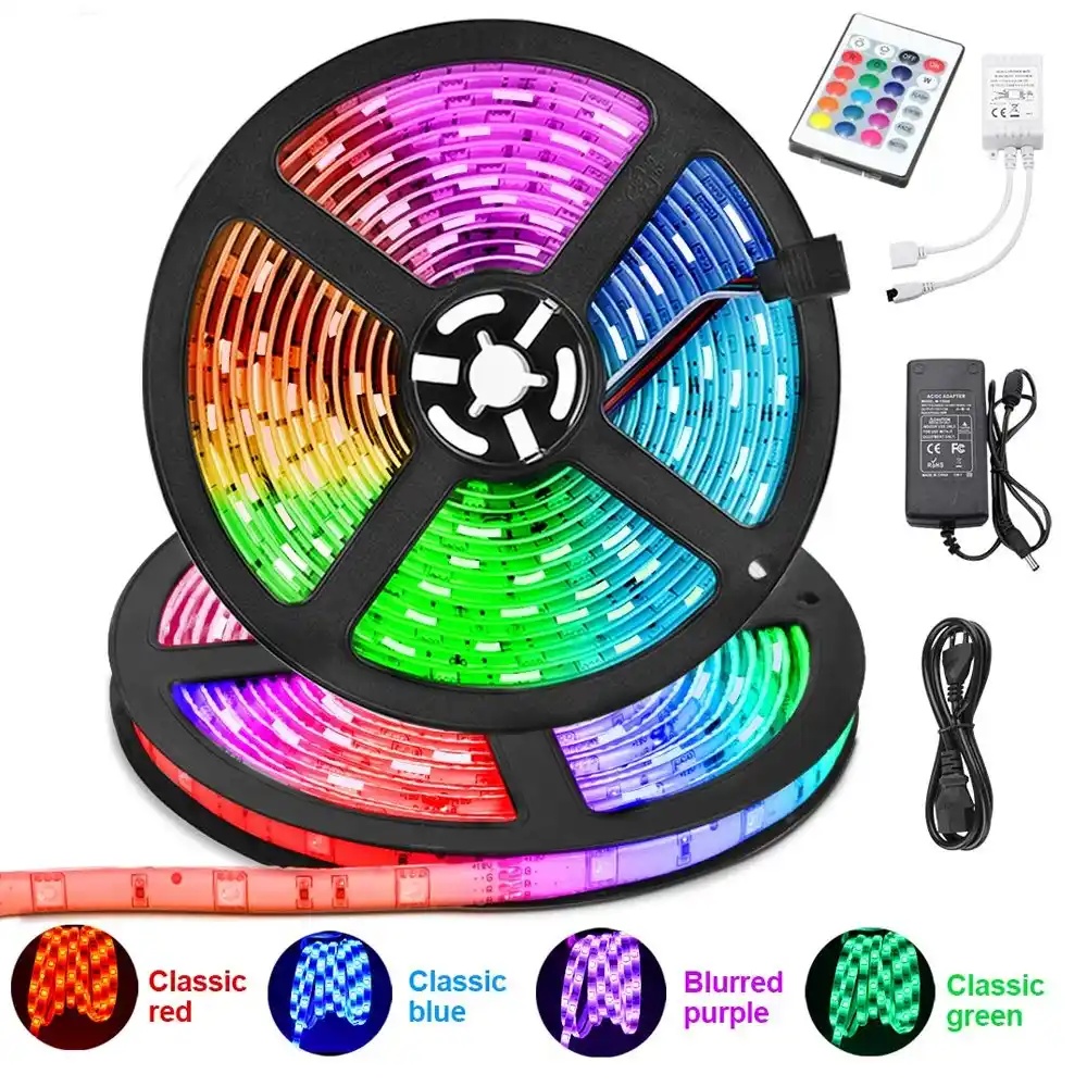 16 Feet RGB LED Strip Light with Remote Control – Best RGB Light for Decoration
