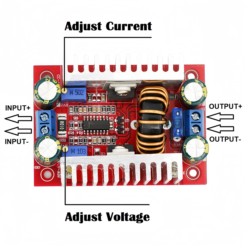 DC 400W 15A Step-Up Boost Converter Module | 8.5V–50V to 10V–60V Adjustable Power Supply | Constant Current LED Driver Charger S0307_img_2